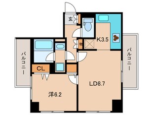 トゥール高輪（302）の物件間取画像